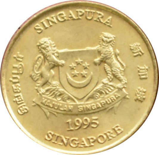 Singapur 5 Cents 1995