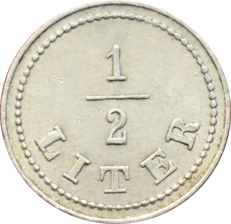 Nemecko  známka na pivo 1/2 Liter
