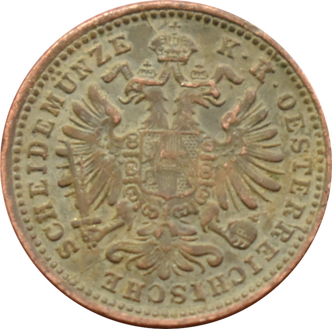 F.J. 1 Kreuzer 1885 b.z
