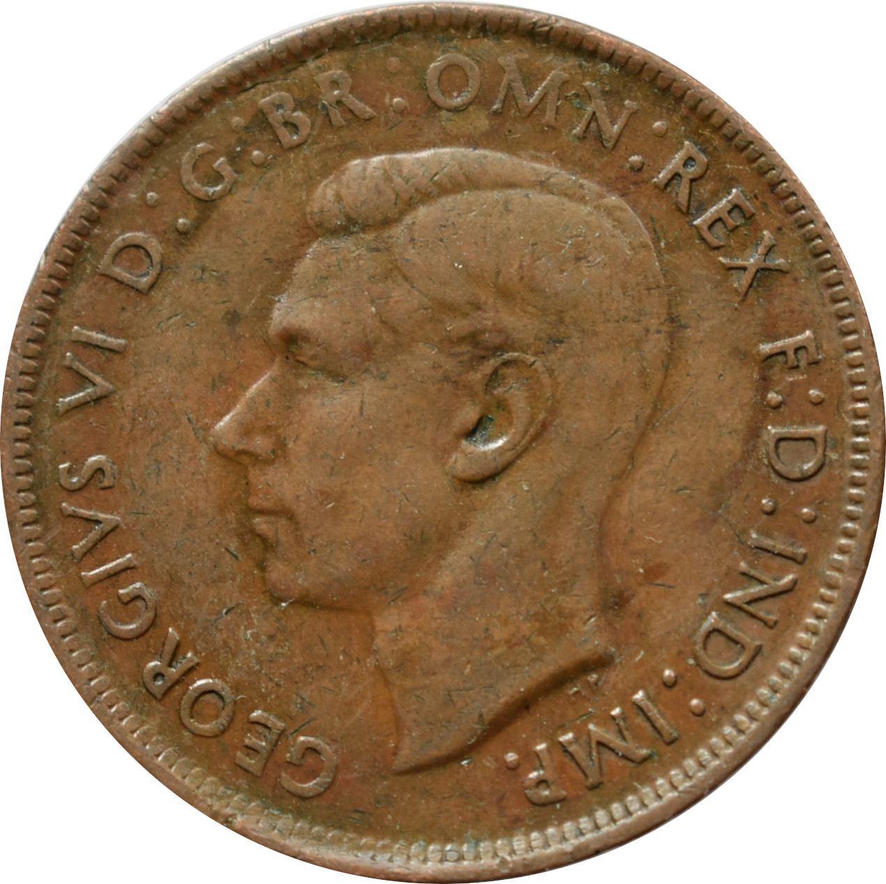 Austrália 1 Penny 1943