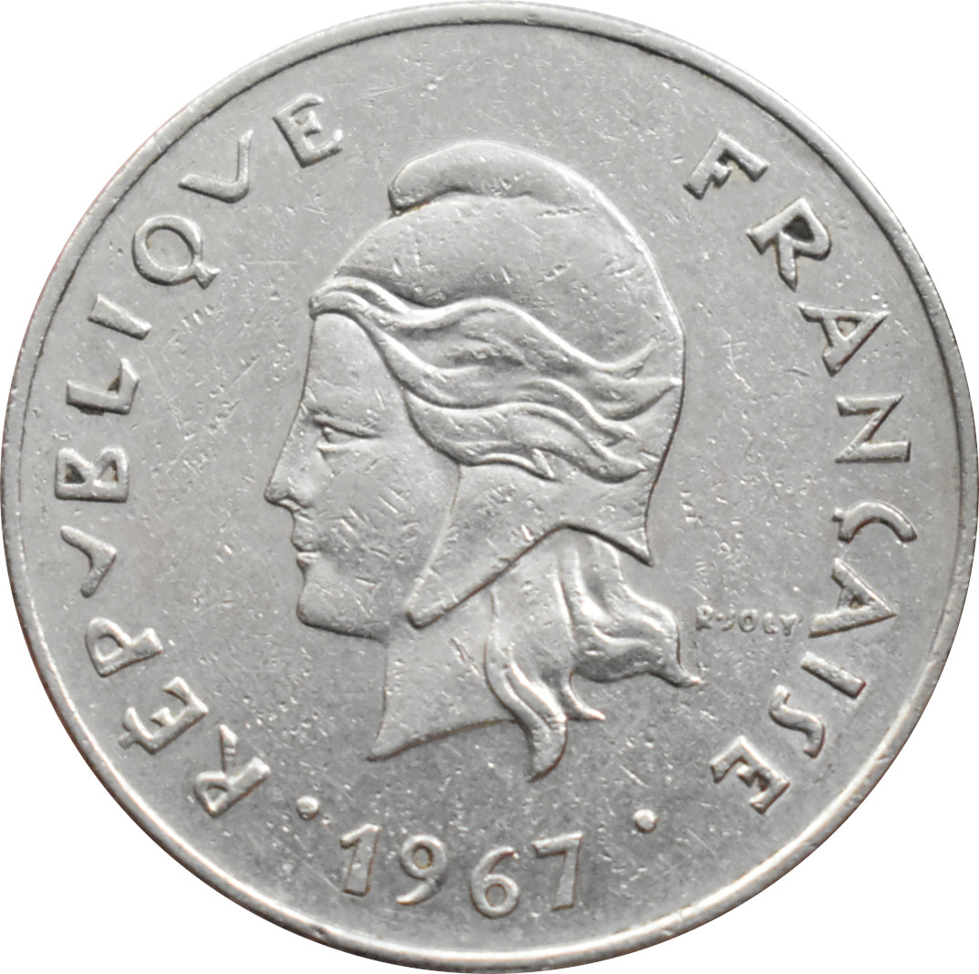 Nová Kaledónia 50 Francs 1967