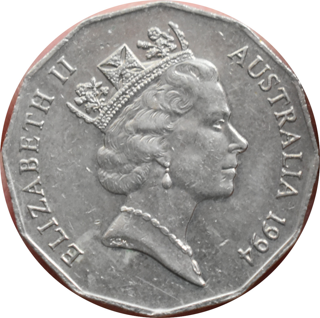 Austrália 50 Cents 1994