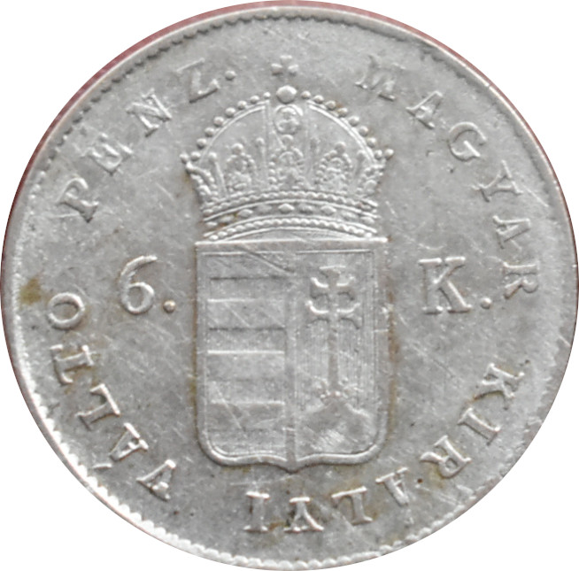 F.J. 6 Krajczár 1849 N.B.