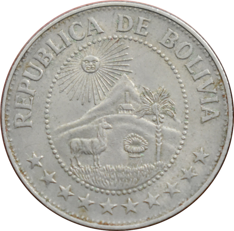 Bolívia 1 Peso 1972