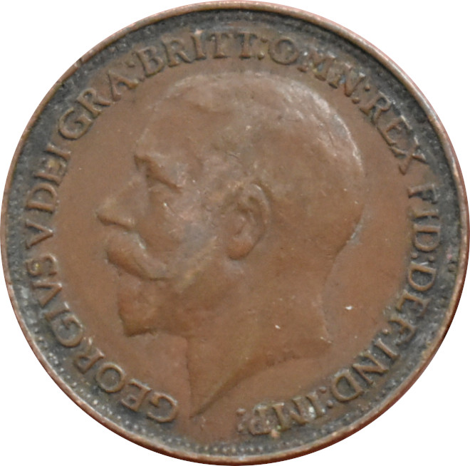 Anglicko 1 Farthing 1921