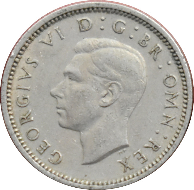 Anglicko 6 Pence 1949