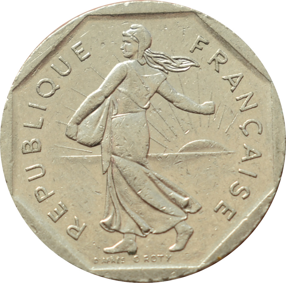Francúzsko 2 Francs 1979