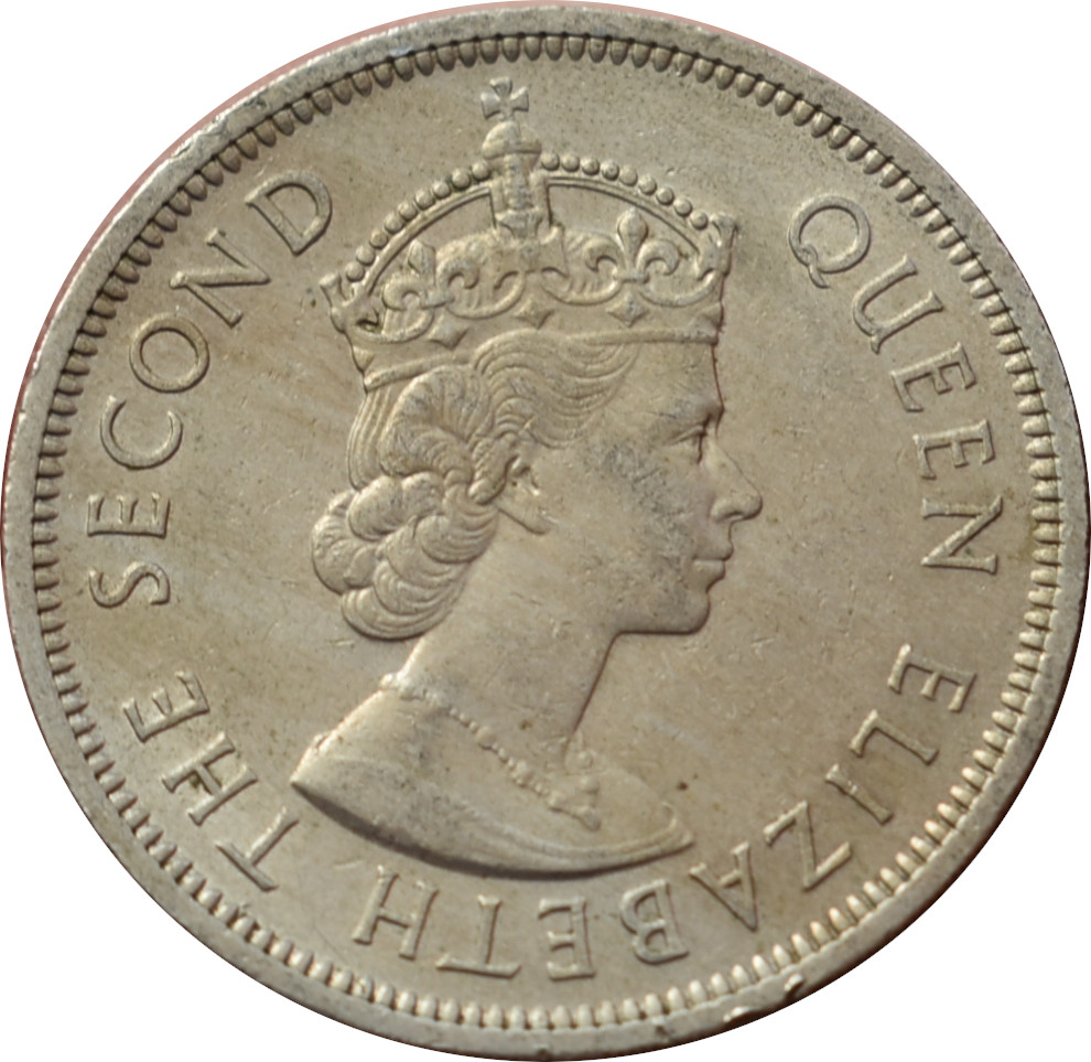 Hong Kong 1 Dollar 1960