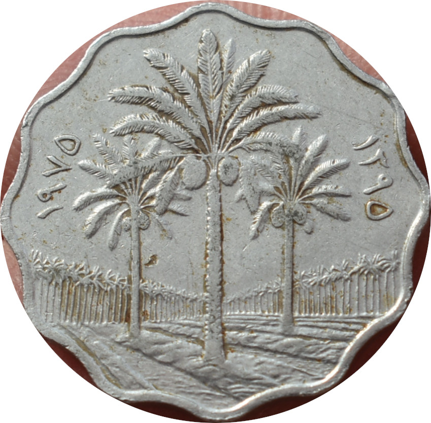Irak 10 Fils 1975