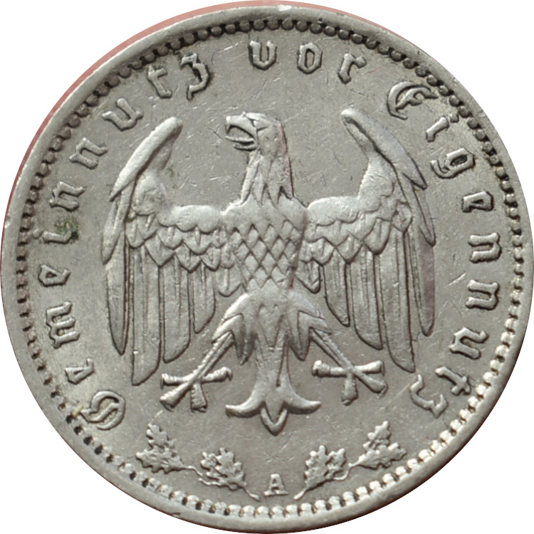 Nemecko - Tretia ríša 1 Reichsmark 1935 A