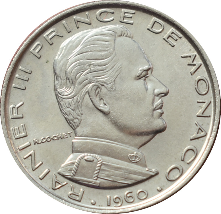 Monako 1 Franc 1960