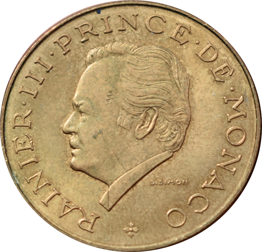 Monako 10 Francs 1981
