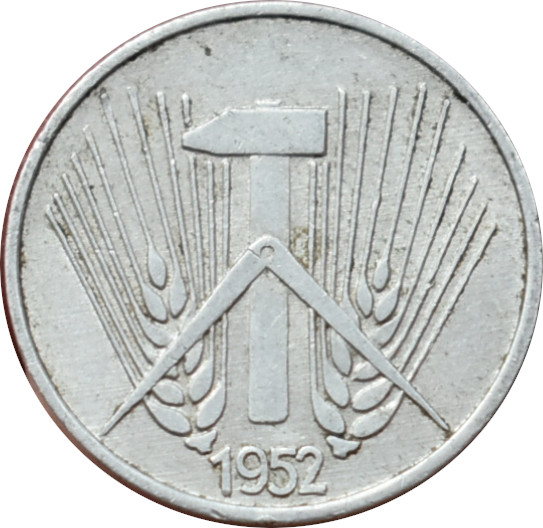 DDR 1 Pfennig 1952 A