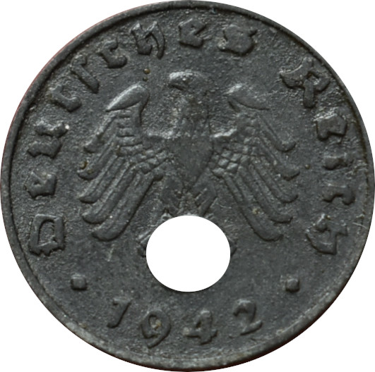 Nemecko - Tretia ríša 1 Reichspfennig 1942 B