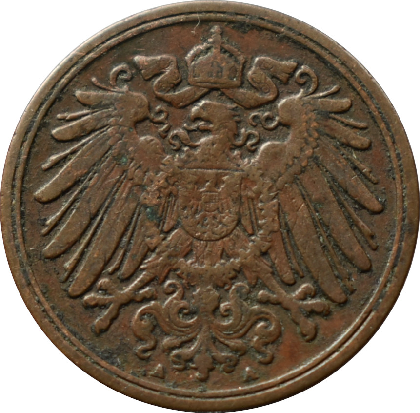 Nemecko - Nemecká ríša 1 Pfennig 1896 A