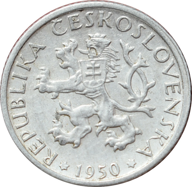 ČSR 1 Kčs 1950