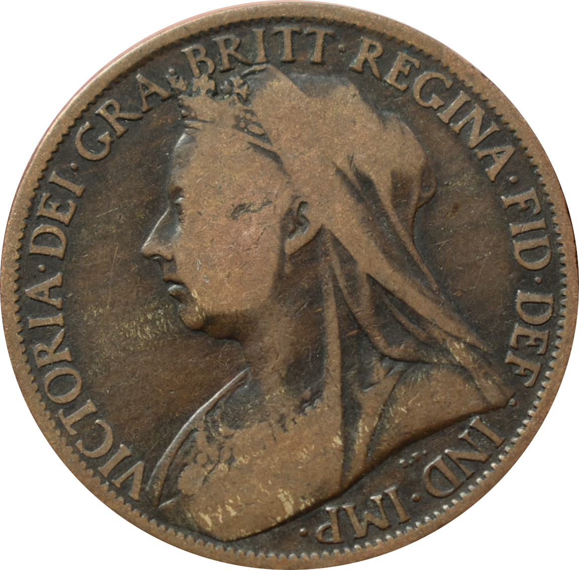 Anglicko 1 Penny 1901
