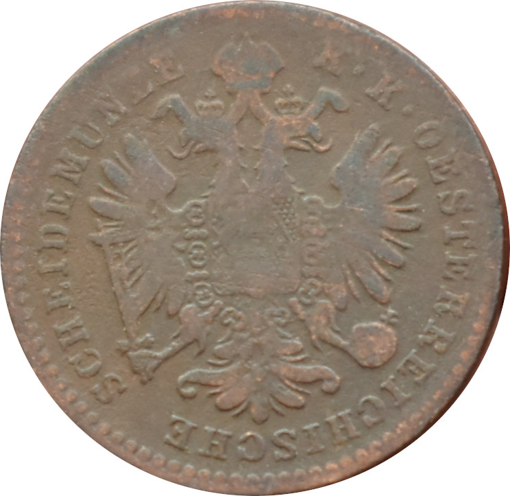 F.J. 1 Kreuzer 1860 A