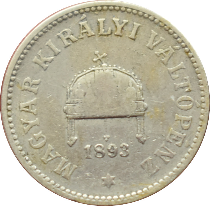 F.J. 10 Fillér 1893 K.B.