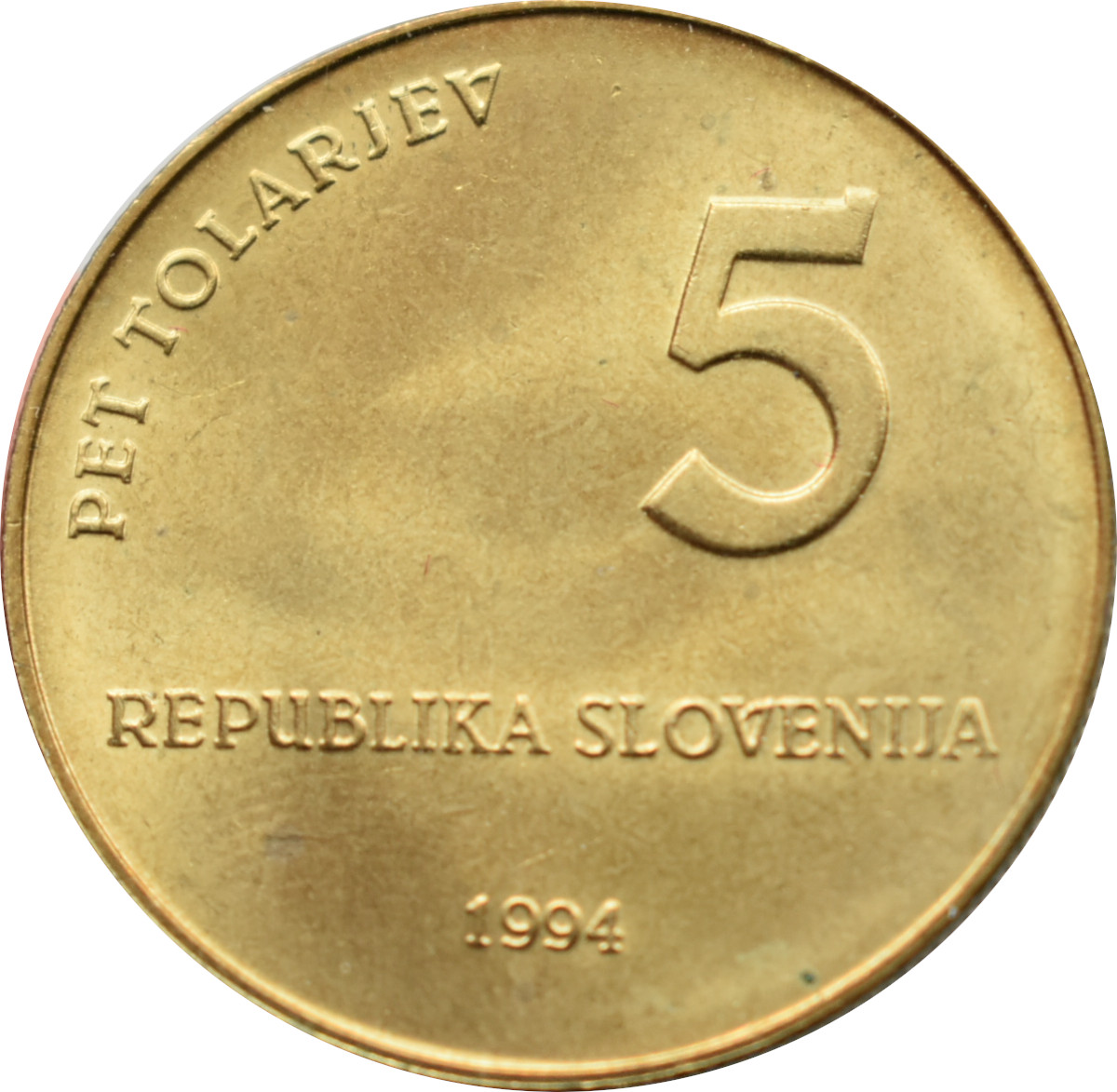 Slovinsko 5 Tolarjev 1994