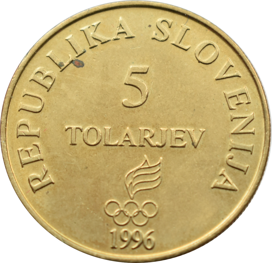 Slovinsko 5 Tolarjev 1996