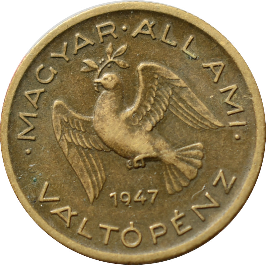 Maďarsko 10 Fillér 1947 BP.