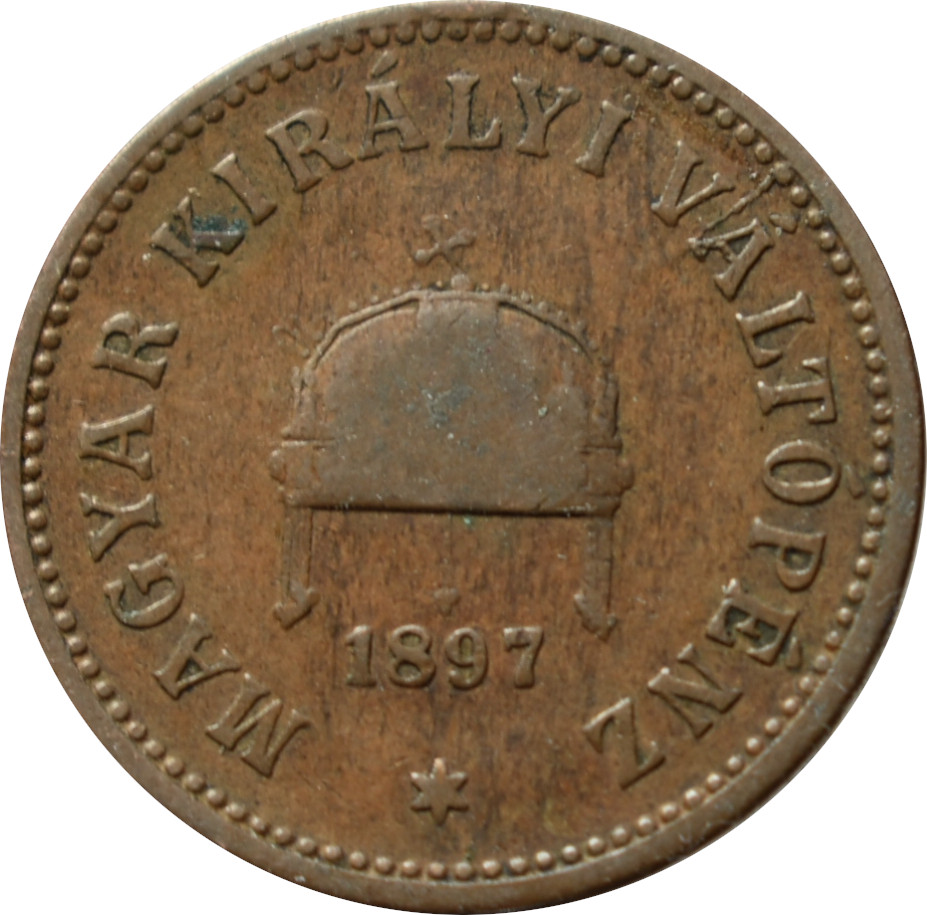 F.J. 2 Fillér 1897 K.B