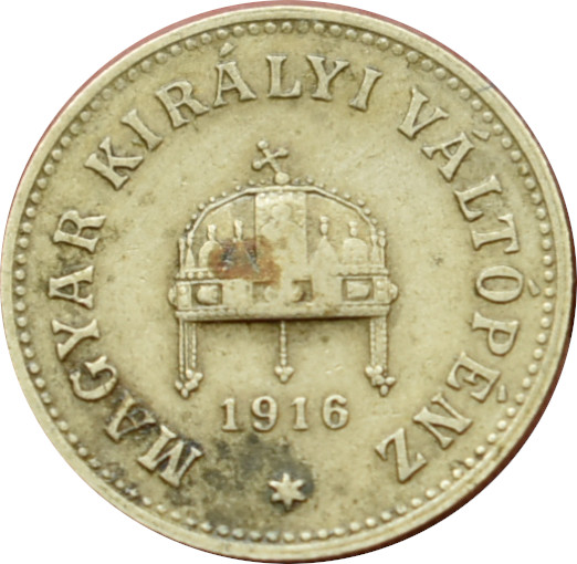 F.J. 10 Fillér 1916 K.B