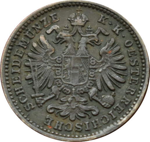 F.J. 1 Kreuzer 1885 b.z.