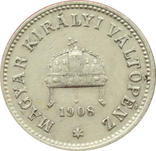 F.J. 10 Fillér 1908 K.B