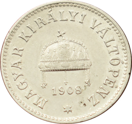 F.J. 10 Fillér 1908 K.B