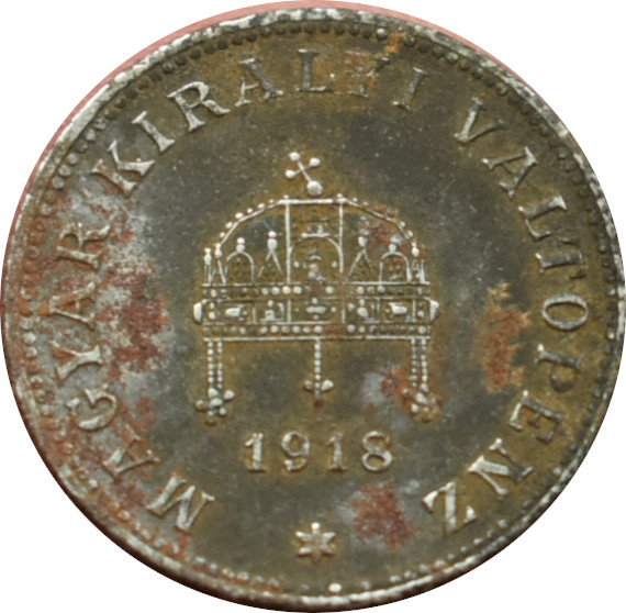 F.J. 20 Fillér 1918 K.B.