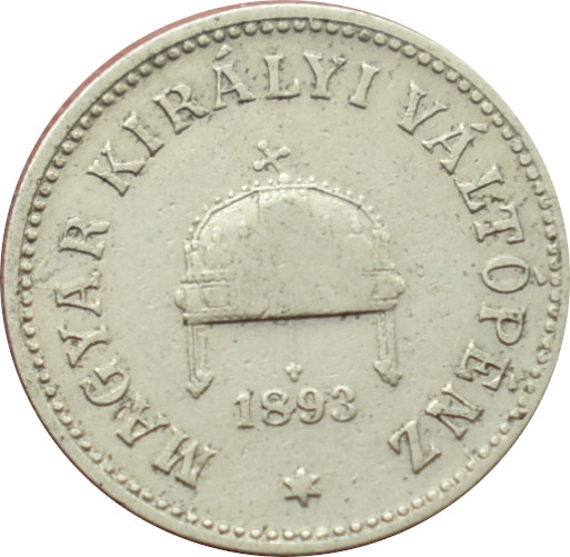 F.J. 10 Fillér 1893 K.B.