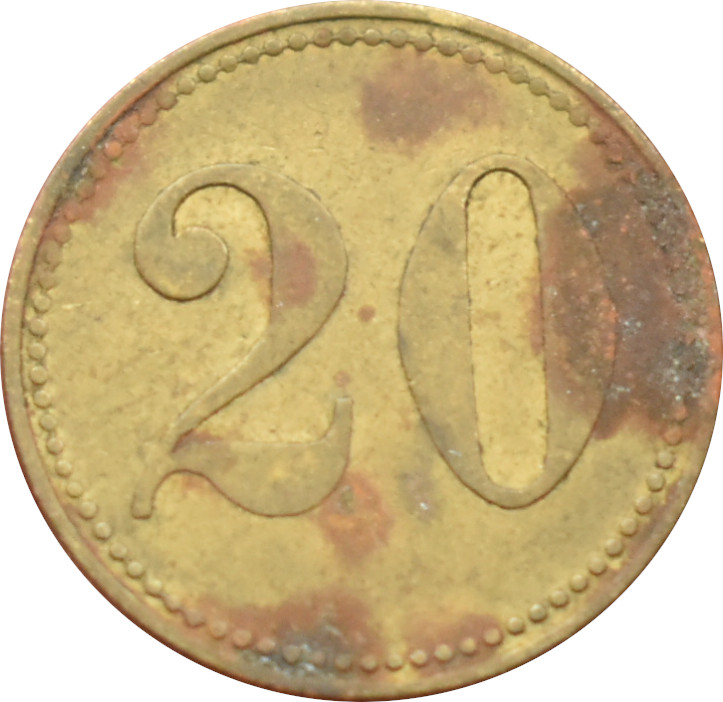 Nemecko žeton 20 Werth-Marke