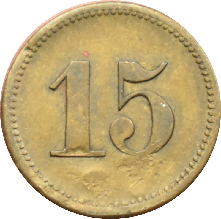 Nemecko žeton 15 Werth-Marke