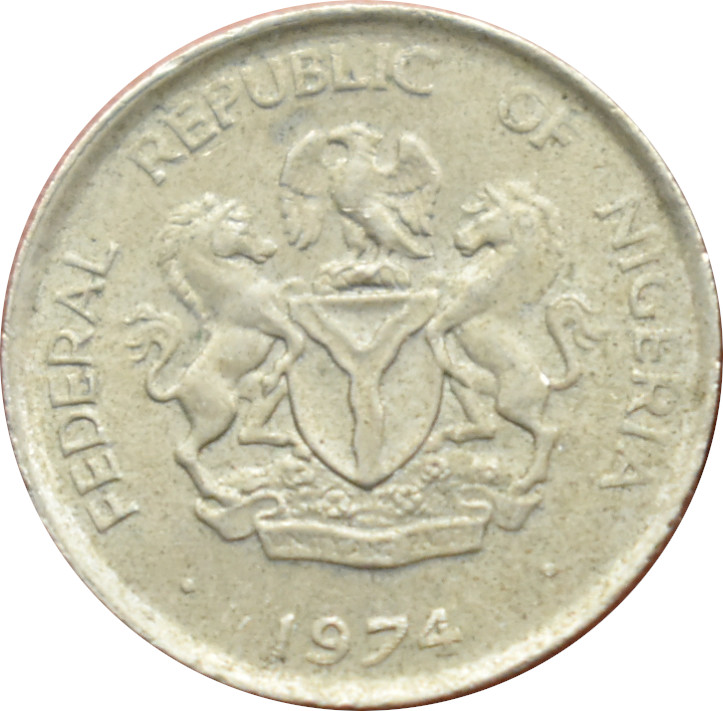 Nigéria 5 Kobo 1974
