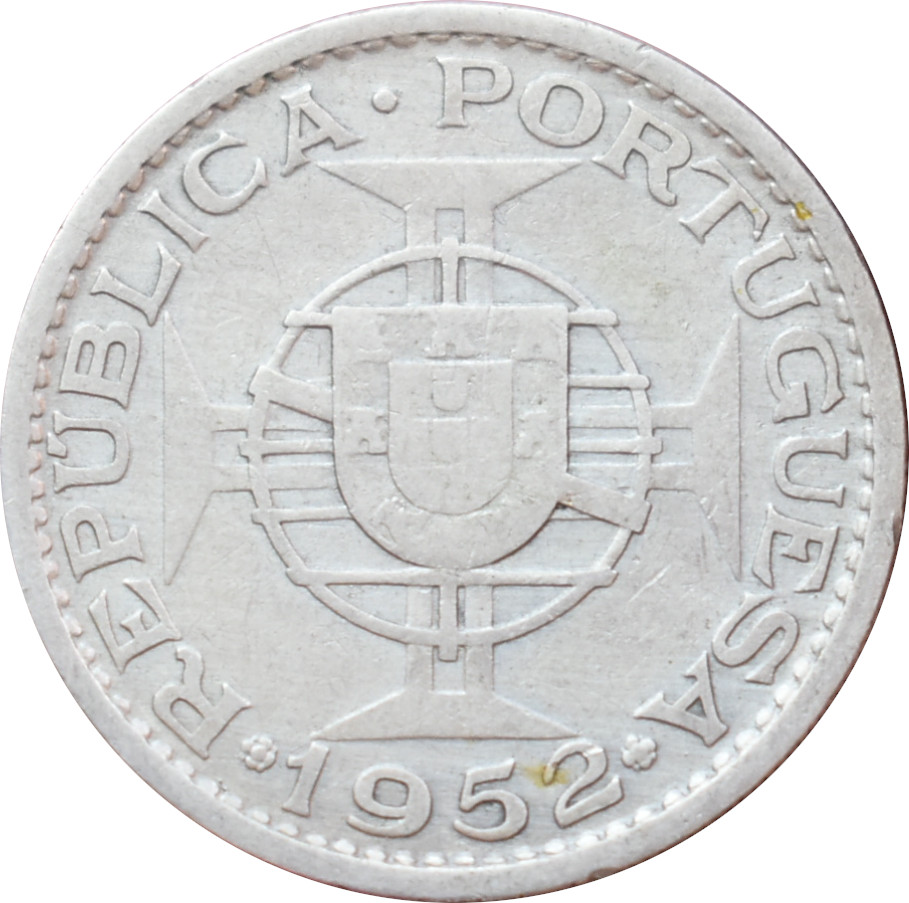 Portugalská Guinea 20 escudos 1952