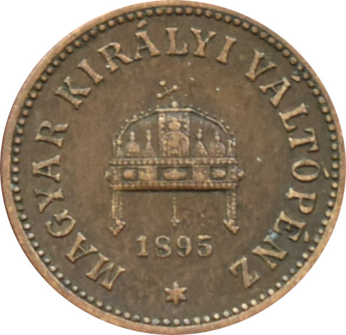 F.J. 2 Fillér 1895 K.B