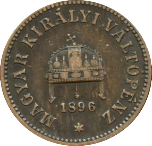 F.J. 2 Fillér 1896 K.B