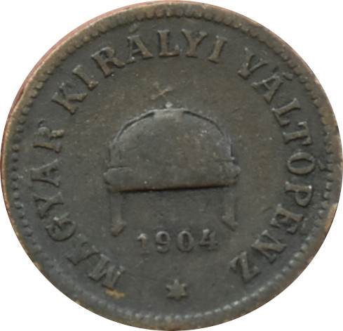 F.J. 2 Fillér 1904 K.B. R!