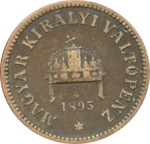 F.J. 2 Fillér 1895 K.B