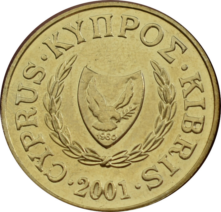 Cyprus 20 Cents 2001