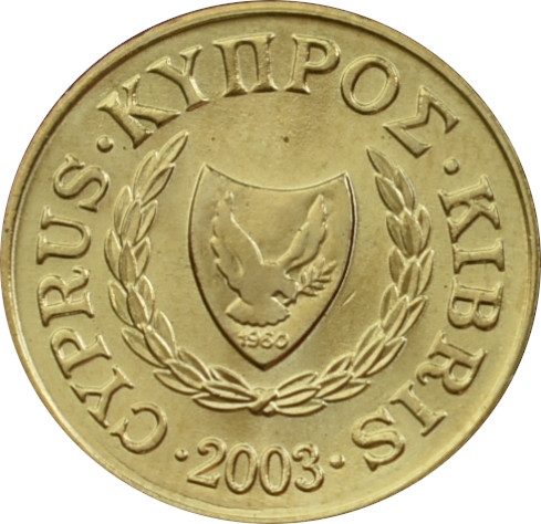Cyprus 2 Cents 2003