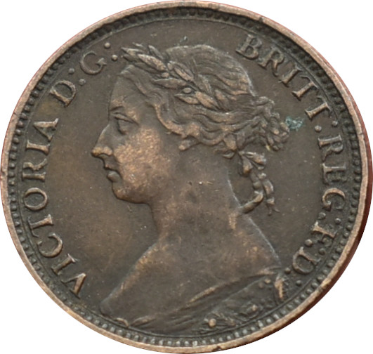 Anglicko 1 Farthing 1893