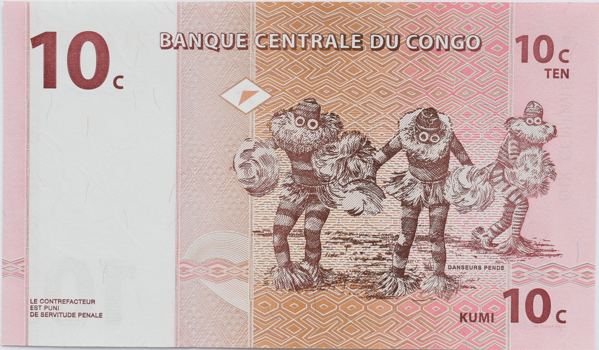 Dem.Rep.Kongo 10 Centimes 1997