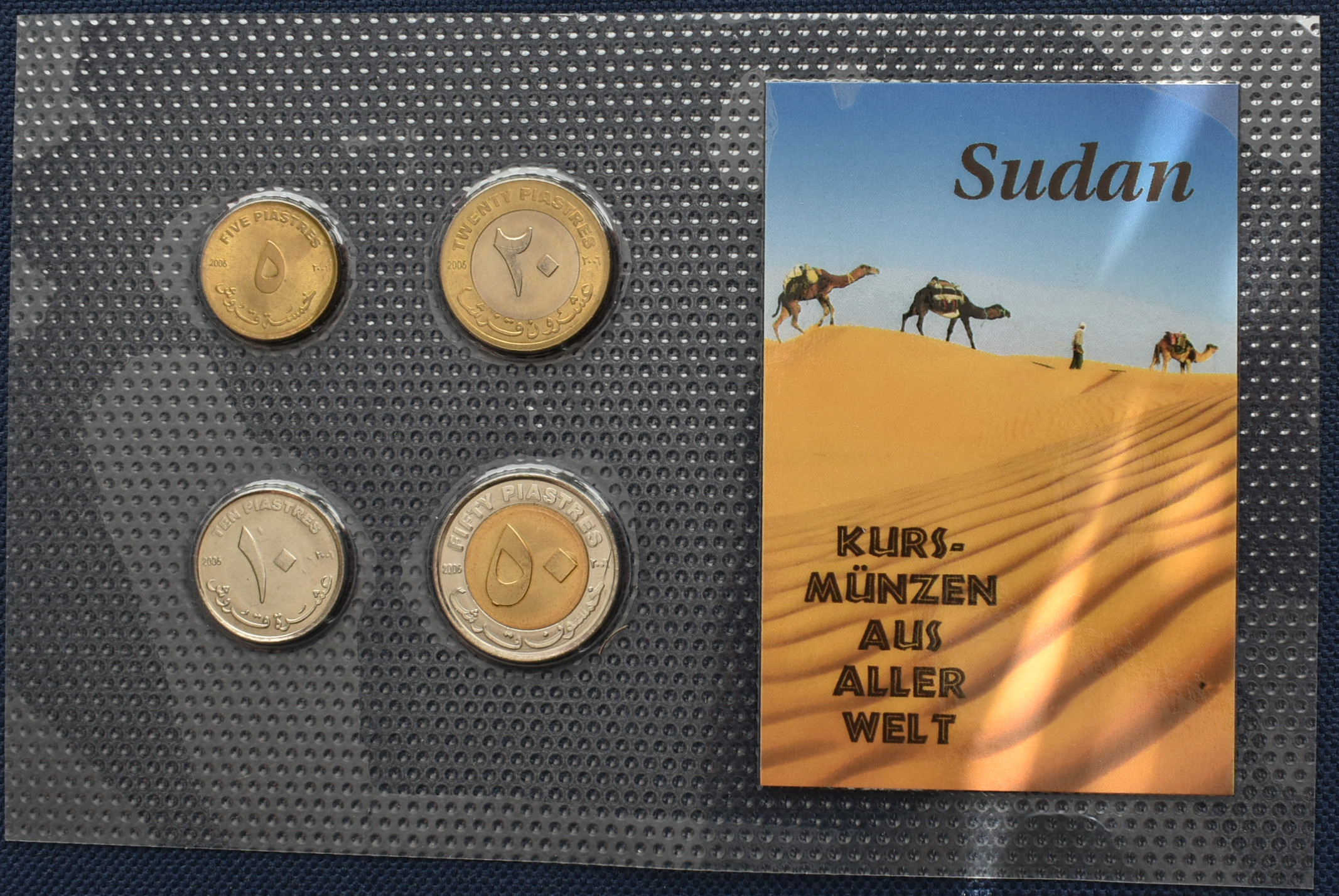 Sudán sada mincí 5,10,20,50 piastres
