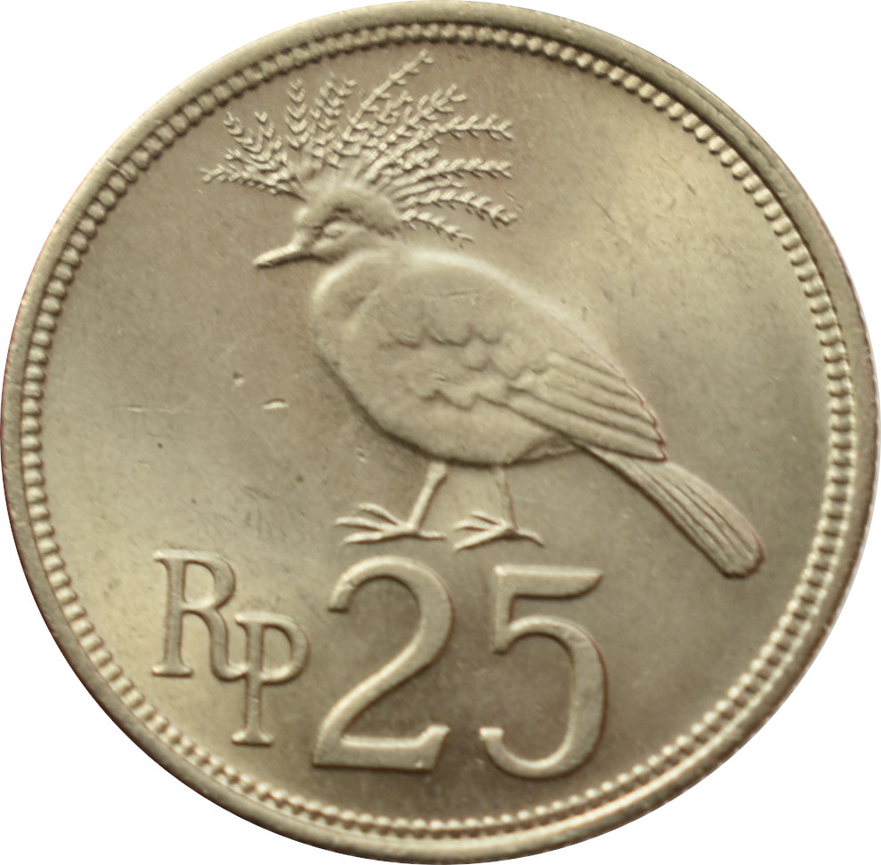 Indonézia 25 Rupiah 1971