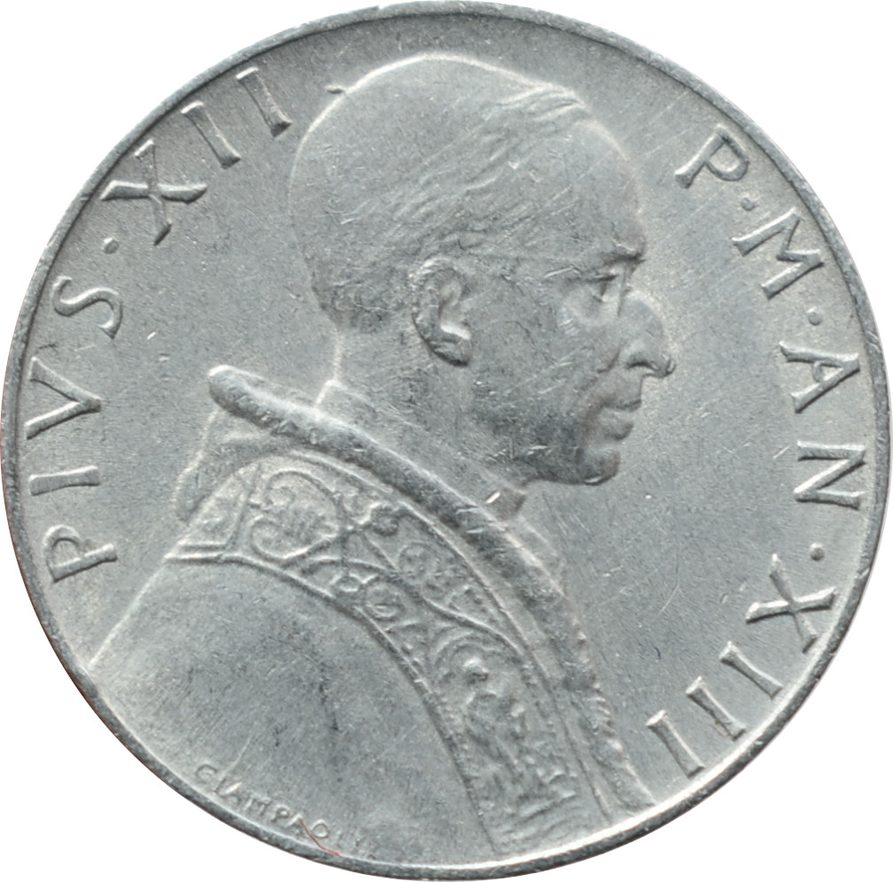 Vatikán 10 Lira 1951