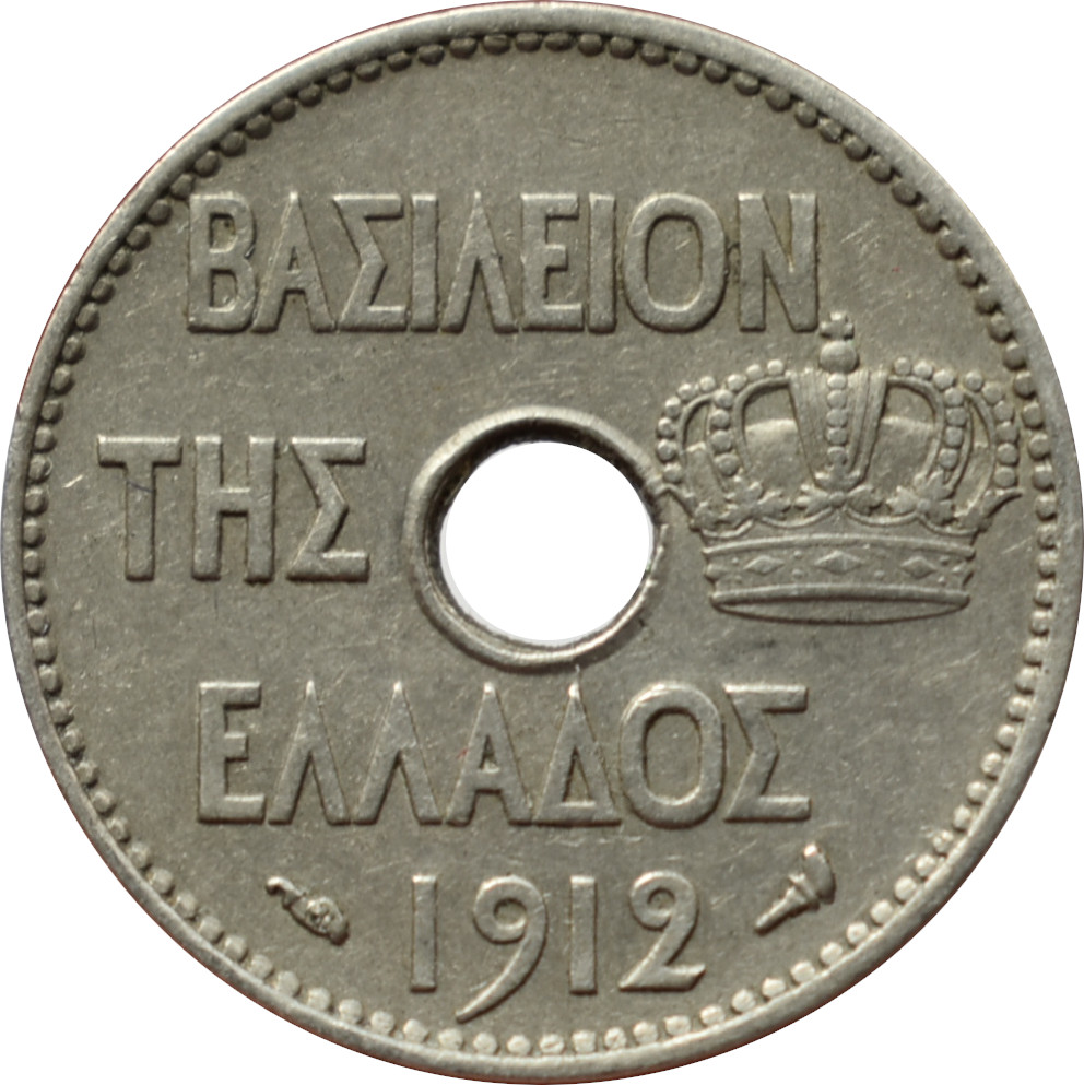 Grécko 5 Lepta 1912