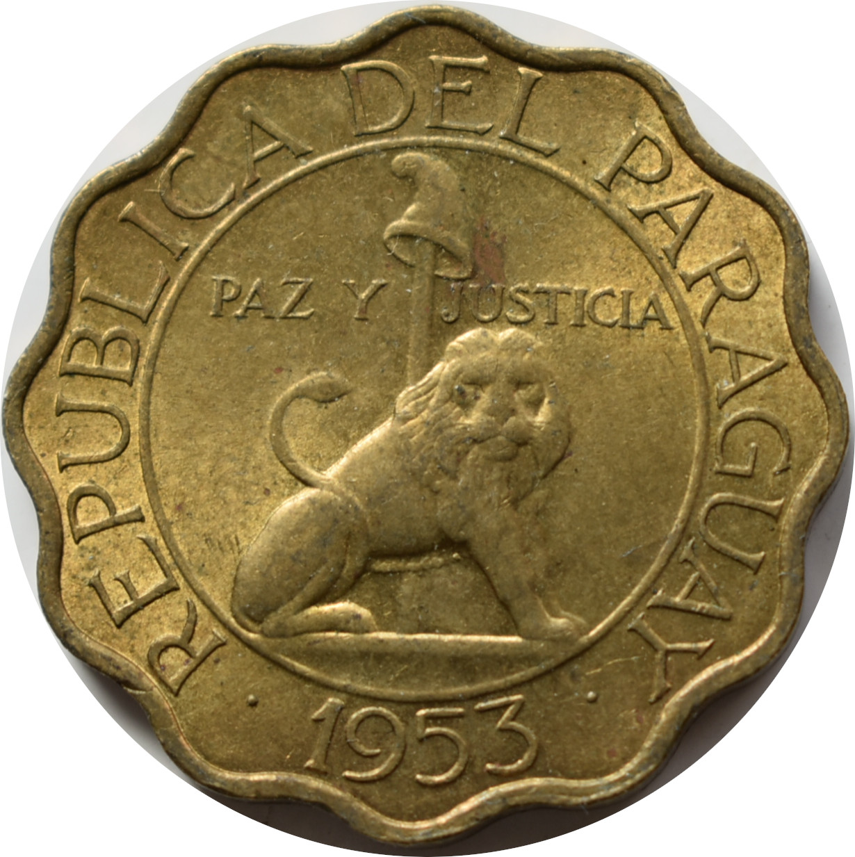 Paraguaj 50 Centimos 1953